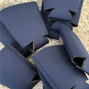11 navy blue blank Koozies